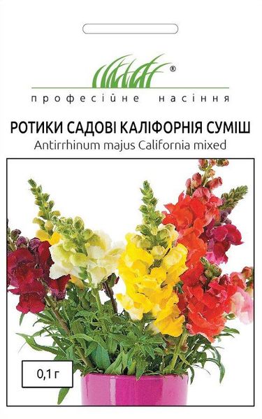 Львиный зев (Антирринум) Калифорния (Фасовка: 0,1 г; Цвет: смесь) 101633fasovka-0_color-29 фото